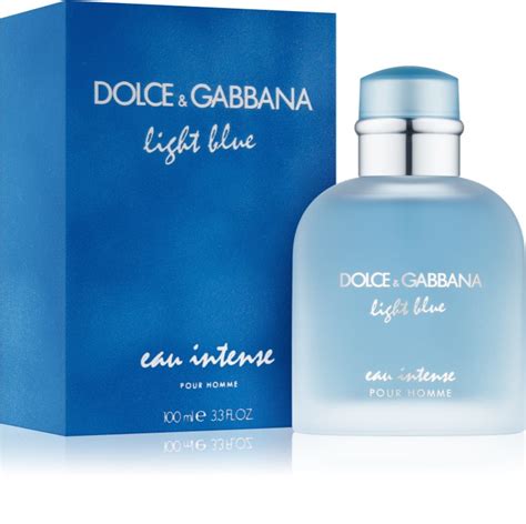 dolce gabbana light blue intense uomo|d&g light blue intense men's.